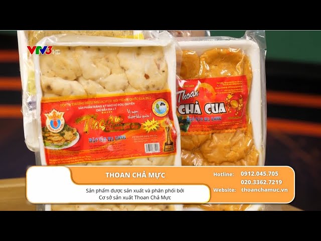 Chả mực giã tay chính Hiệu Thoan
